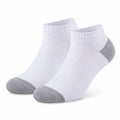 Calzini alla caviglia 35-38 in maglia bianco/grigio per uso quotidiano