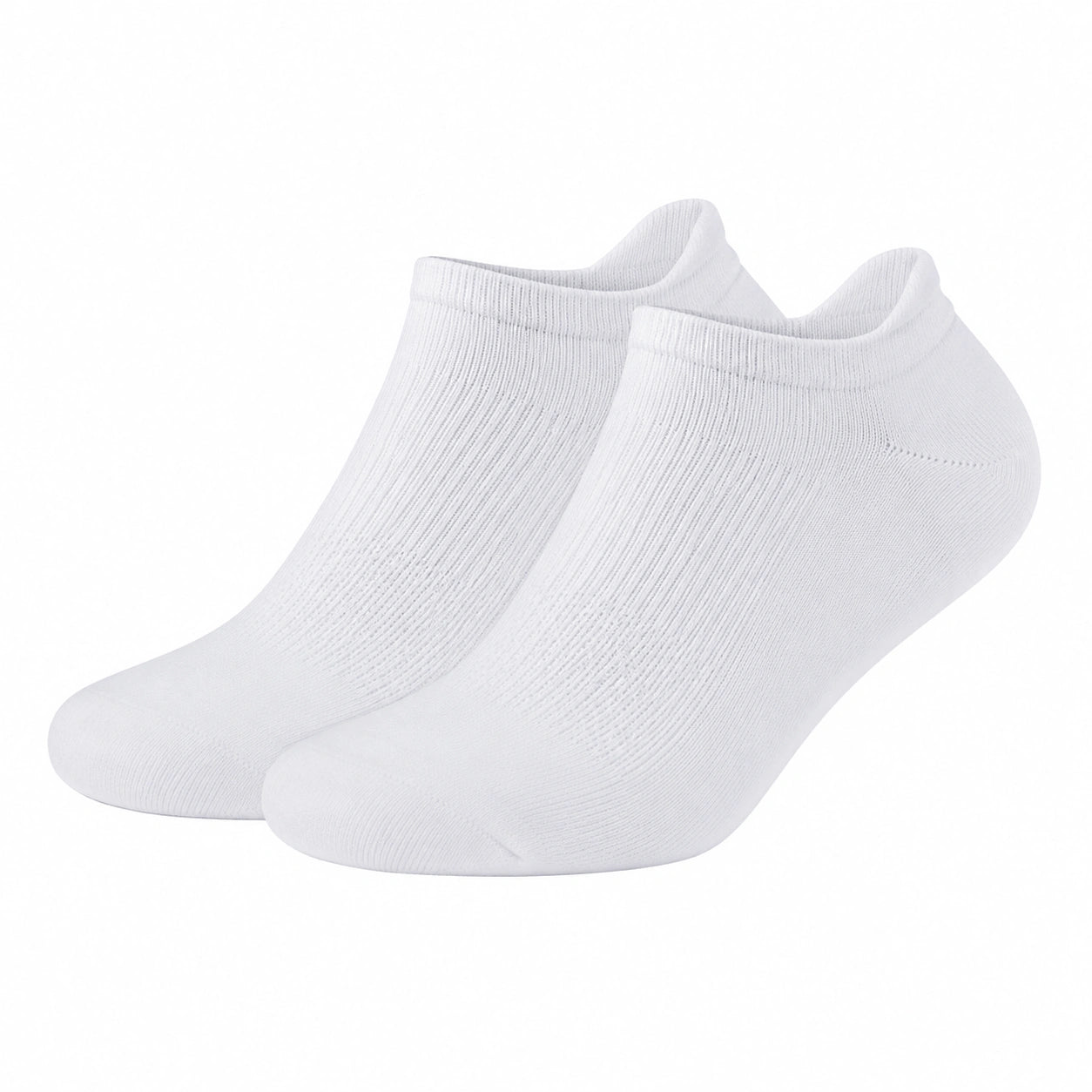 Calzini alla caviglia 35-38 in tessuto bianco a maglia per uso quotidiano
