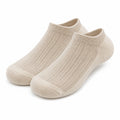 Calzini alla caviglia 39-42 in tessuto a maglia beige - stile minimal