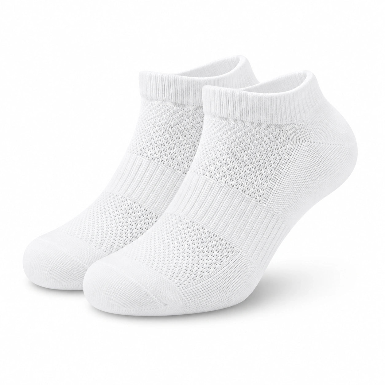 Calze corte 43-46 in maglia bianco per attività sportive traspiranti