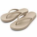 Infradito 38/39 in materiale sintetico beige - suola piatta antiscivolo
